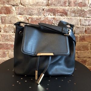 Aldo Black Bucket Bag with Long Strap
